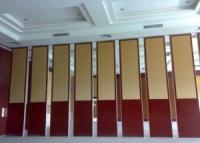 China Noise Insulation Melamine Board Folding Sound Proof Partitions / Acoustic Room Dividers factory