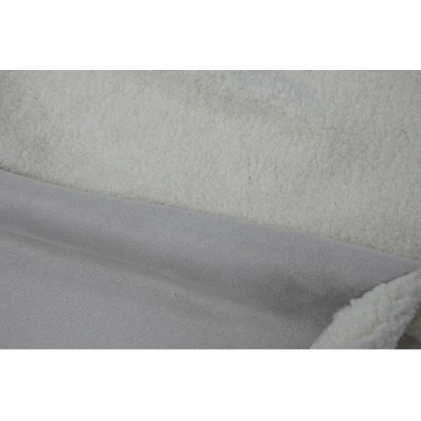 Quality 755gsm FUR:FUR: SHERPA PU: SOLID SUEDE Bonded Fabric for sale