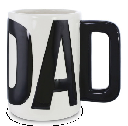 China 13.3*9*12.2 Creative Dad Mug With Handle D; Customized Father Mug For Dad Father Day Gift factory