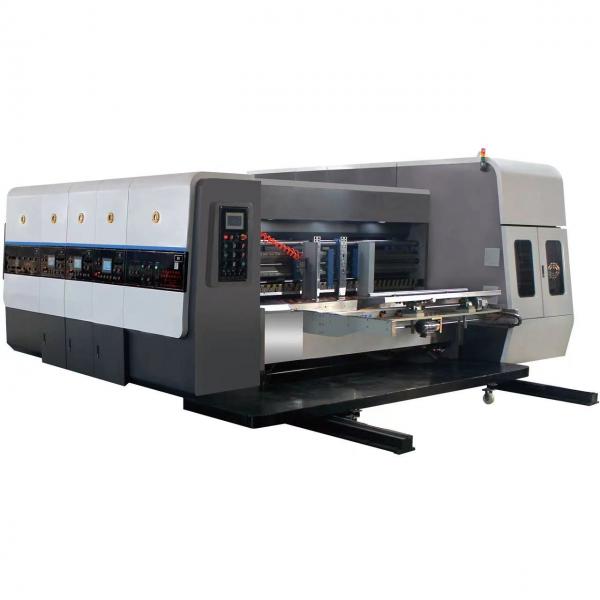 Quality Rotary Flexo Printing Machine 2 Color Ink Printing Slotting Machine for sale