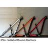 China Mtb Hardtail Aluminum Bike Frame Detachable Bracket 142 X12 Dropout factory