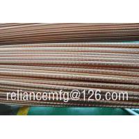 Quality Extrusion Corrugated Seamless B111 C12200 Spiral Copper Low Fin Tube For Heat for sale