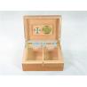 China Luxury Painting Cigar Box For Cigars Storage With Humidifier And Hygrometer , Made By Cedar Wood factory