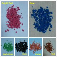 China Colorful EPDM rubber granules powder for rubber flooring surface factory