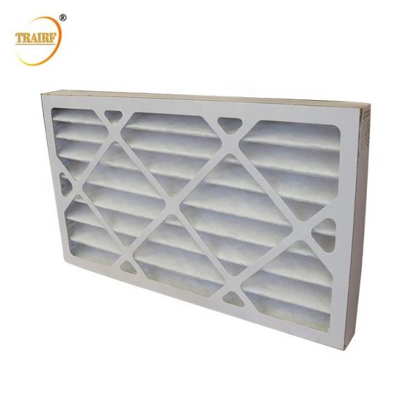 Quality 80%RH AHU Pre Filter Paper Pleated Air Filter For Air Conditioner for sale