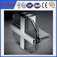 China NEW! 6000 series aluminum curtain wall extrusion profiles, china aluminium profiles factory