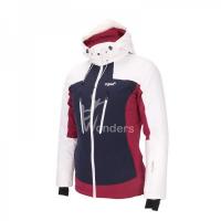 Quality Womens Waterproof Breathable Winter Ski Jacket With Detachable Hood for sale