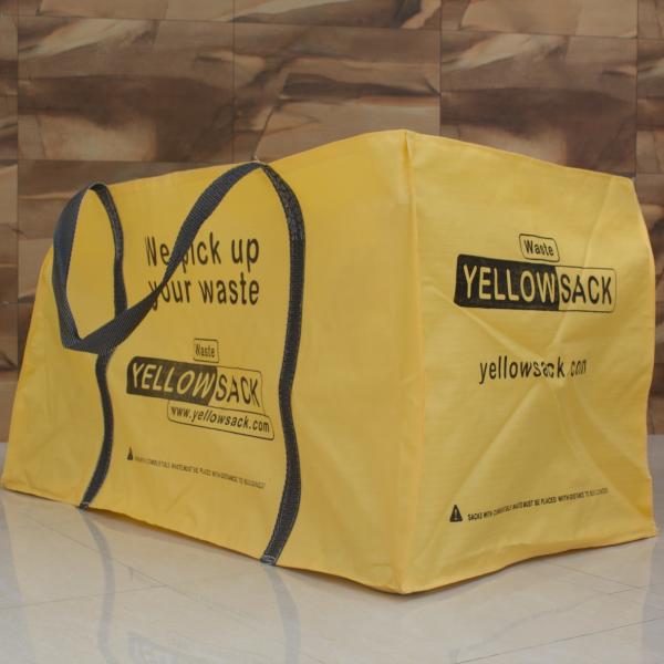 Quality 3300lb Dumpster Bag Jumbo Skip Bag For Construction Waste Collection for sale