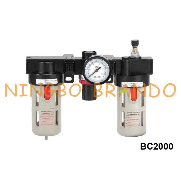 Quality BC2000 Airtac Type FRL Air Filter Regulator Lubricator Combination for sale