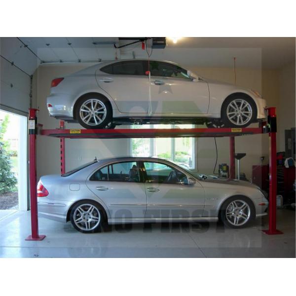 Quality 2700kg 4 Post Hydraulic Car Lift Two Level Car Park Equipment for sale