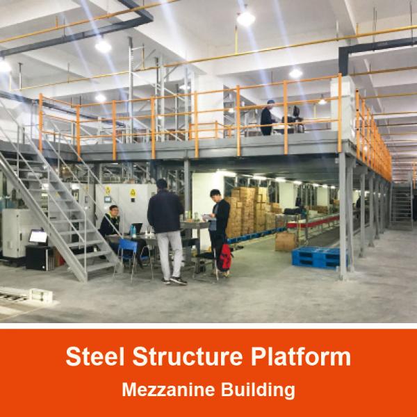 Quality Steel Structure Platform Mezzanine Building Warehouse Storage Racking Steel Platform for sale
