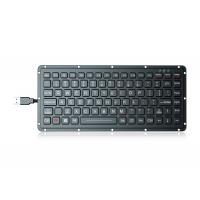 China White Backlight Rugged Military Keyboard MIL-STD-461G And MIL-STD-810F With Touchpad factory