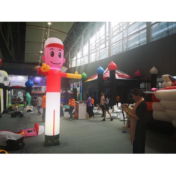 Quality Commercial Use Air Dancer Blower Fan Inflatable Tube Man Easy Operating for sale