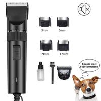 China Practical Rechargeable Pet Trimmer . Pet Hair Shaver With Adjustable Blade factory
