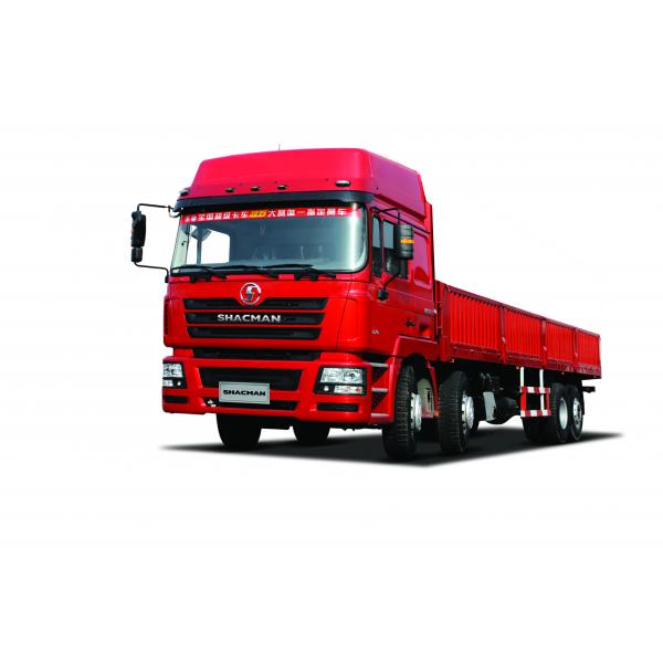 Quality SHACMAN F3000 Lorry Truck 8x4 430Hp Red Van Truck For Composite Transport for sale