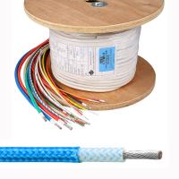 China 18 AWG Fiberglass Insulated Copper Wire Black Jacket For Stable Electrical Connections factory