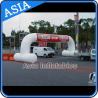 China Bicycle Competition Finish Line Arch Inflatable With Leg For Rental factory