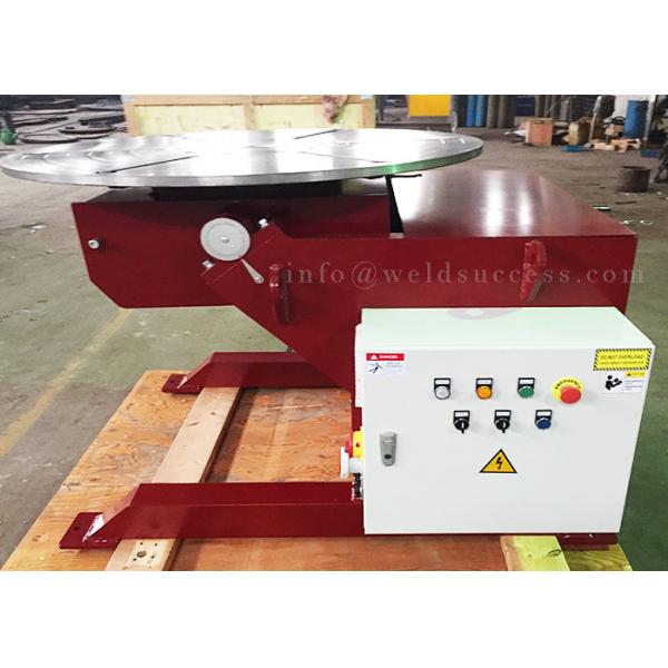 Quality 2T Rotory And Tiltling Welding Positioner With Foot Pedal And Hand Box for sale