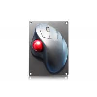 China IP52 Ergonomic Industrial Trackball Mouse 34.0mm Panel Mounting USB Interface factory