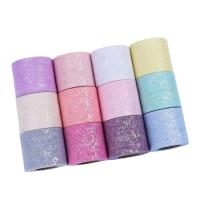 China Hot Stamped Dots Tutu Tulle Roll 100% Polyester Organza Fabric 10gsm factory