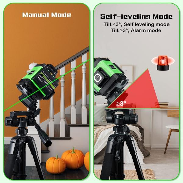 Quality Remote Control 16 Lines 4D Laser Level With Lithium Battery IP54 Waterproof for sale