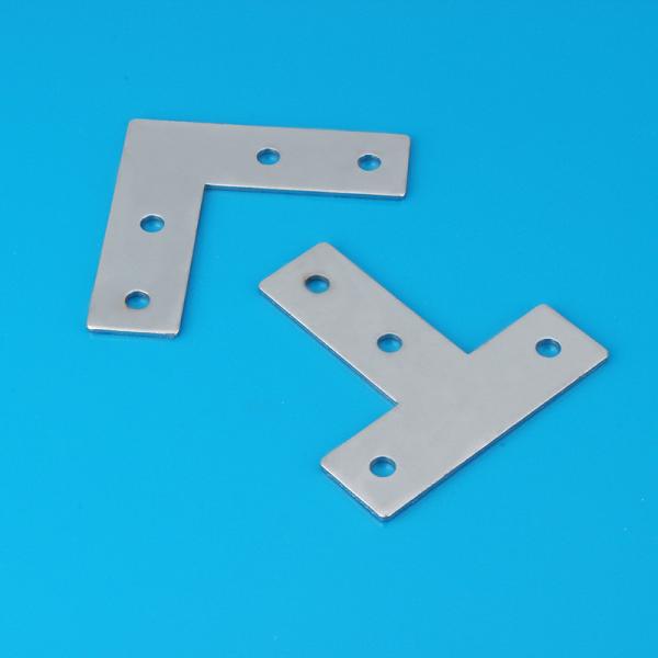 Quality 5052 Metal Laser Cutting Parts 0.01-0.1mm T-Shaped L-Shaped Cross Shaped Connecting Plate for sale