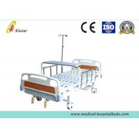 China ABS Head 2 Crank Clinical Best Bed Medical Hospital Beds I.VPole (ALS-M234) factory