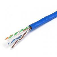 China Cat6 Cable 23AWG 305M Bulk UTP Cat6 Network Cable With Pullbox PVC Jacket utp cat6 cables factory