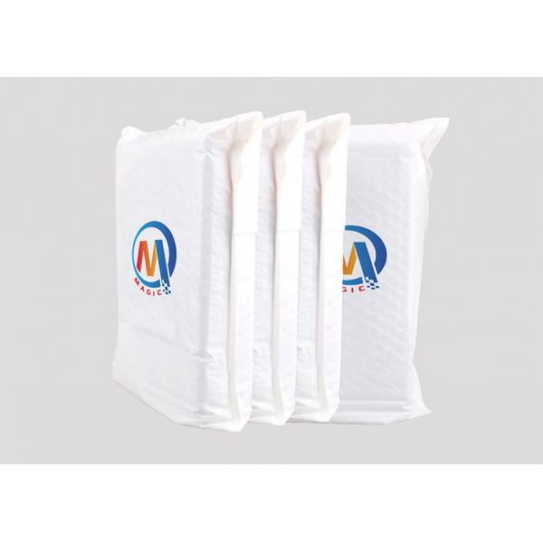 Quality White Padded Bubble Poly Mailer Envelopes For Online Shopping / Express Delivery for sale