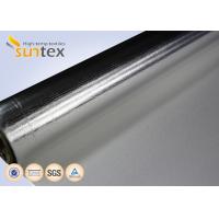 China 10 Micron Heat Shield Film Coated Fiberglass Insulation With Aluminum Backing Thermal Sheath for sale