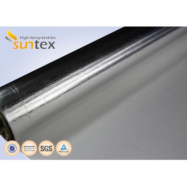 Quality 10 Micron Heat Shield Film Coated Fiberglass Insulation With Aluminum Backing Thermal Sheath for sale