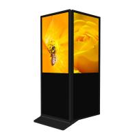 Quality Indoor Touch Screen Information Kiosk Ultra Slim Digital Totem Double Face 49 Inch for sale