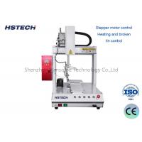 China Dual Working Station Robotic Soldering Machine with Smoke Purification Filter System factory