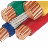 China 95mm PVC Insulation Copper Cable / Flexible 4 Core Electric Cable for sale