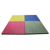 China Noise Insulating Outdoor Rubber Flooring For Playgrounds 50mm Thick factory