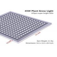 China 45W Indoor LED Grow Light / Full Spectrum Grow Lights IP65 Energy Saving CE / ROHS factory