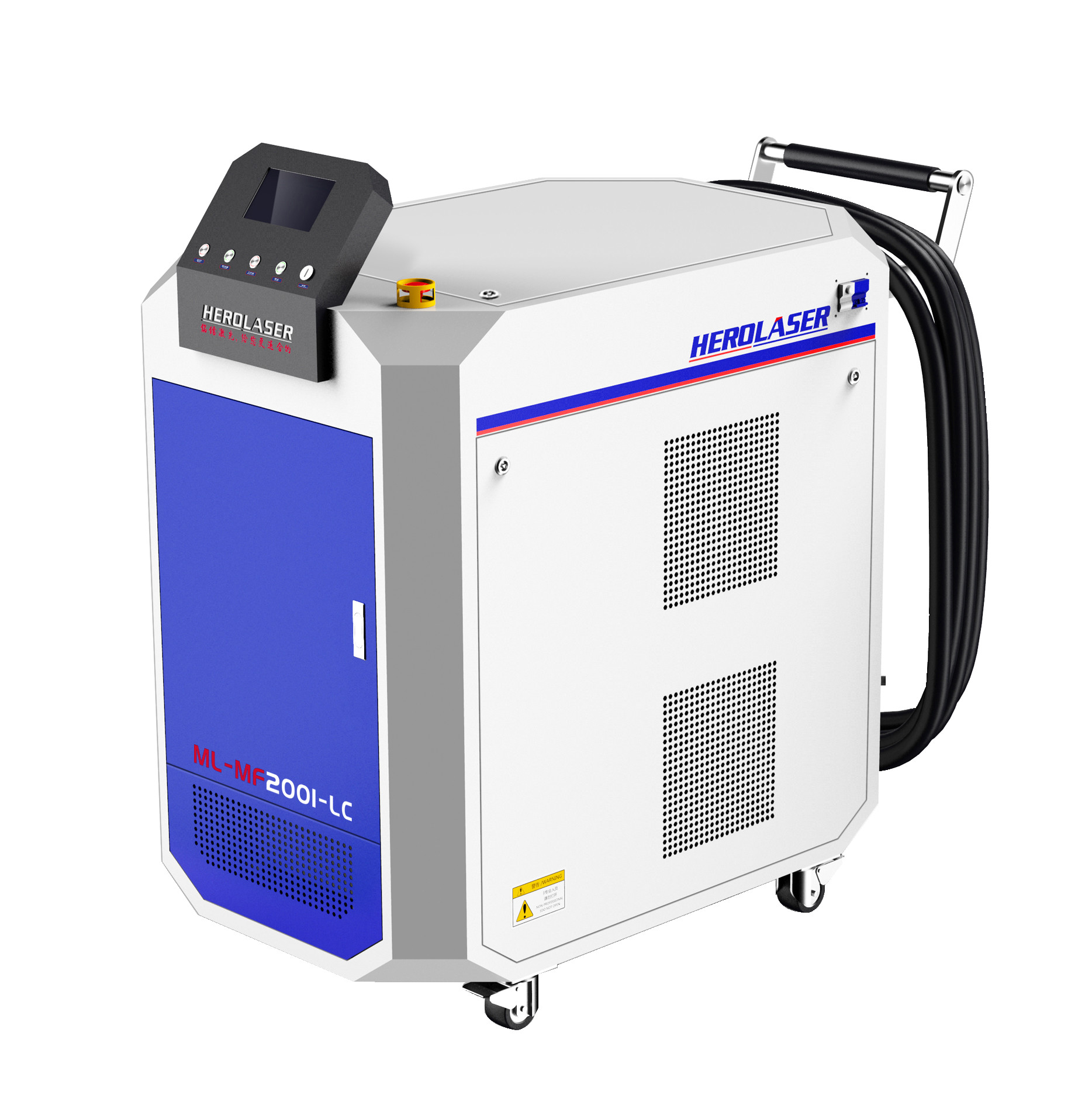 China 1064nm Rust Cleaning Machine , 500W Laser Cleaner For Matel Surface factory