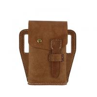 China Casual Retro Leather Outdoor Sport Phone Bag For Men factory