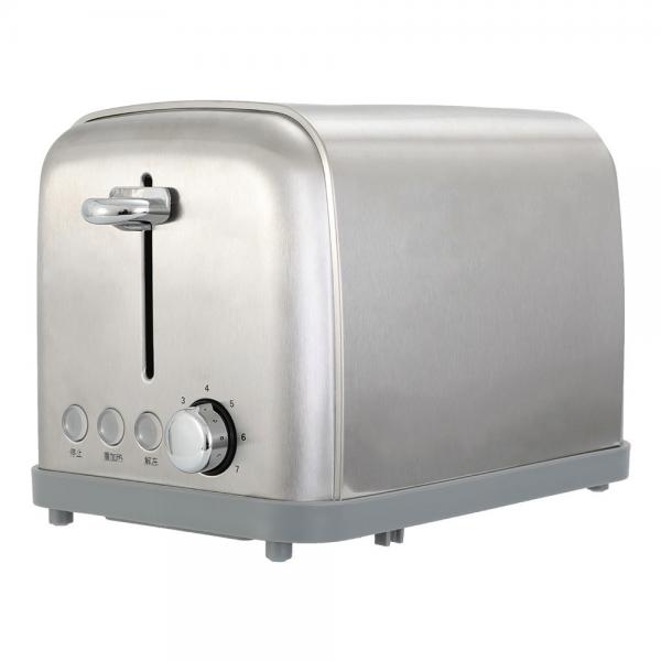 Quality 900W 120V Brushed Silver Stainless Steel Toaster Mechanical Timer Control for sale