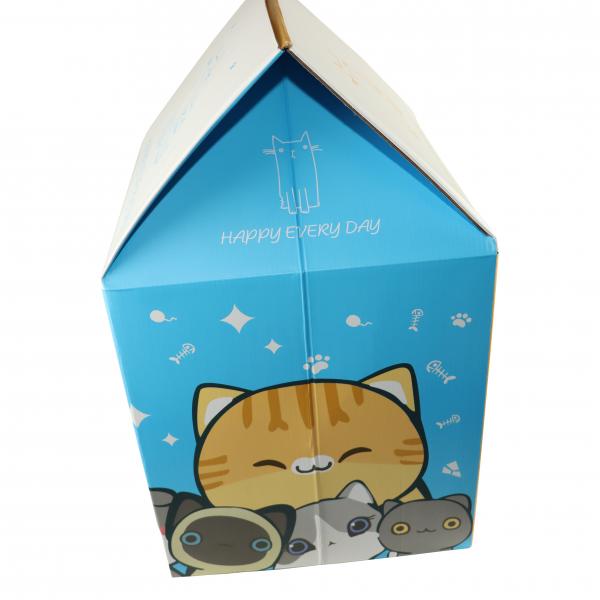 Quality Cat Scratching Post Cardboard Scratch Pad House Multiple Functions 53x33x32CM for sale