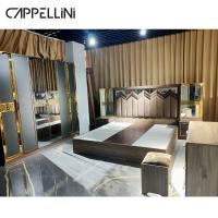 China MDF Wood Hotel Furniture Sets Single King Bed Modern Bedroom Furniture factory