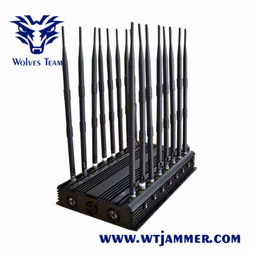 Quality 16 Antennas Remote Control 35W mobile phone scrambler for sale