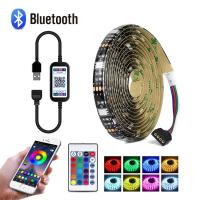 Quality TV Backlight LED RGB Strip Light 5V USB Colour Changing With Bluetooth for sale