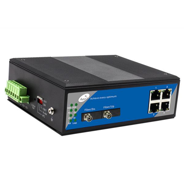 Quality 10/100Mbps 4 Port Industrial POE Switch , Ethernet Switch 100 Mbps for sale