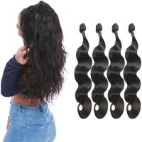 Quality Authentic Virgin Brazilian Remy Natural Body Wave Hair Tangle - Free Clean Weft for sale