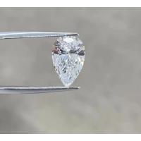 China synthetic diamond grit Lab grown diamonds jewelry Pear shape earing necklace ring factory