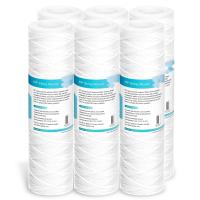 China Advert Membrane Solutions 10 Micron 10x2.5 String Wound Whole House Water Filter Replacement Cartridge factory