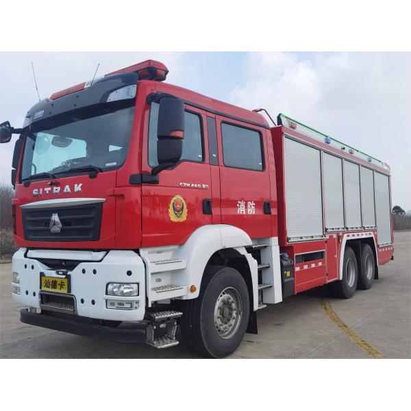 Quality GF60 Custom Dry Powder Fire Truck Country Ⅵ Hydraulic Platform Fire Engine for sale