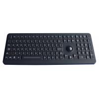 China Industrial Medical Silicone Computer Keyboard With Washable Trackball for sale