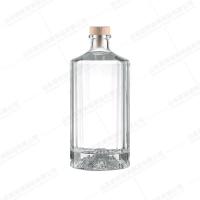 China 500ml 700ml Crystal Glass Wine Brandy Whiskey Decanter Liquor Bottle with Glass Base factory